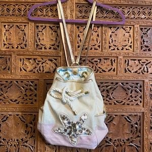 Coach Audrey Canvas Starfish Backpack